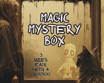 Magic Voodoo Doll Mystery Box Gift Spell Poppet Magic HEX Fun Surprise Gift