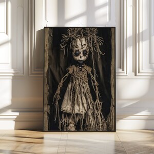 Doll on the wall halloween cheap