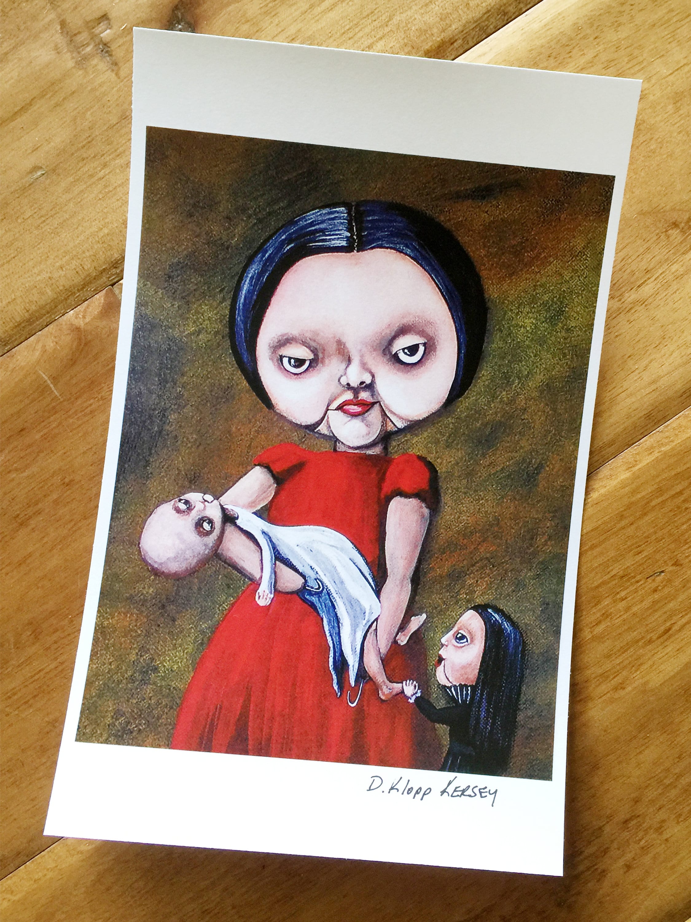 Haunted Ventriloquist Dummy Original Artwork