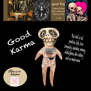 Good Karma Voodoo Doll Good Luck Poppet Gift for Best friend Co-worker present Boss Gift