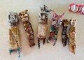 Creepy Gothic Doll, Tiny Protection Doll, Handmade Trinkets for Curiosity Cabinet, Collectible Gaff Horror Curiosities, Miniature Dead