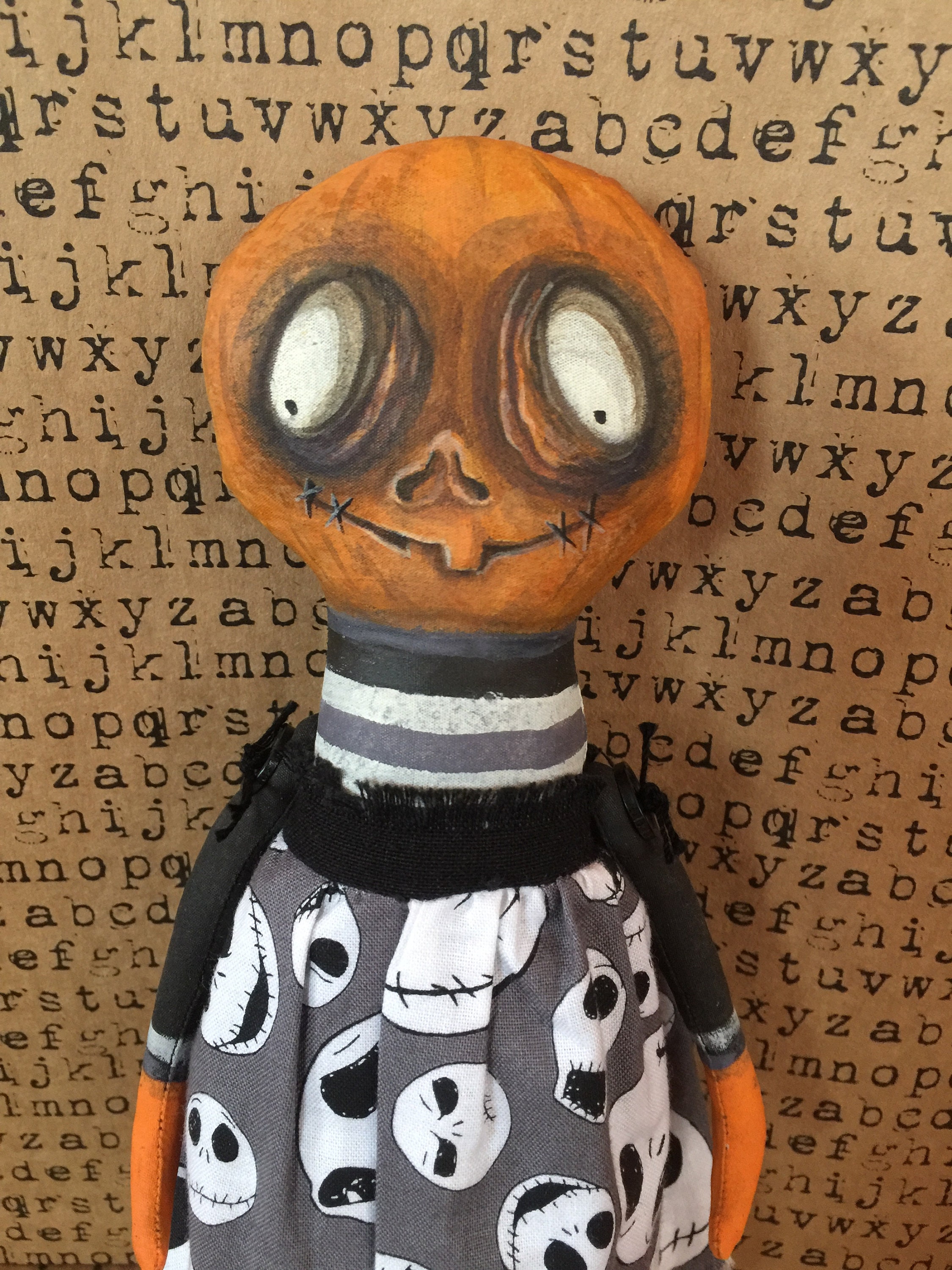 creepy doll with big eyes