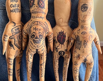 Custom Face Voodoo Doll, Personalized Poppet, Revenge Gift