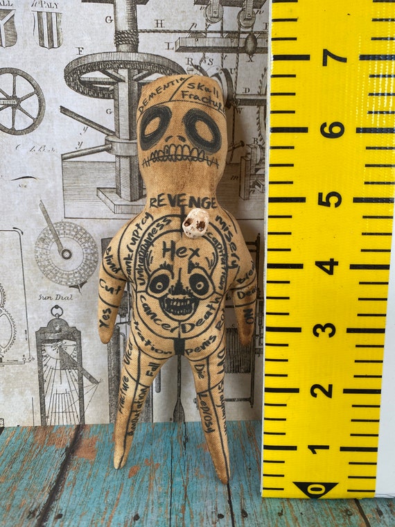 Personalized Personally Voodoo Doll Poppet Customized for You Personable Special Gift Friend Foe Revenge Curiosity Cabinet Odd Occult Hex Etsy UK