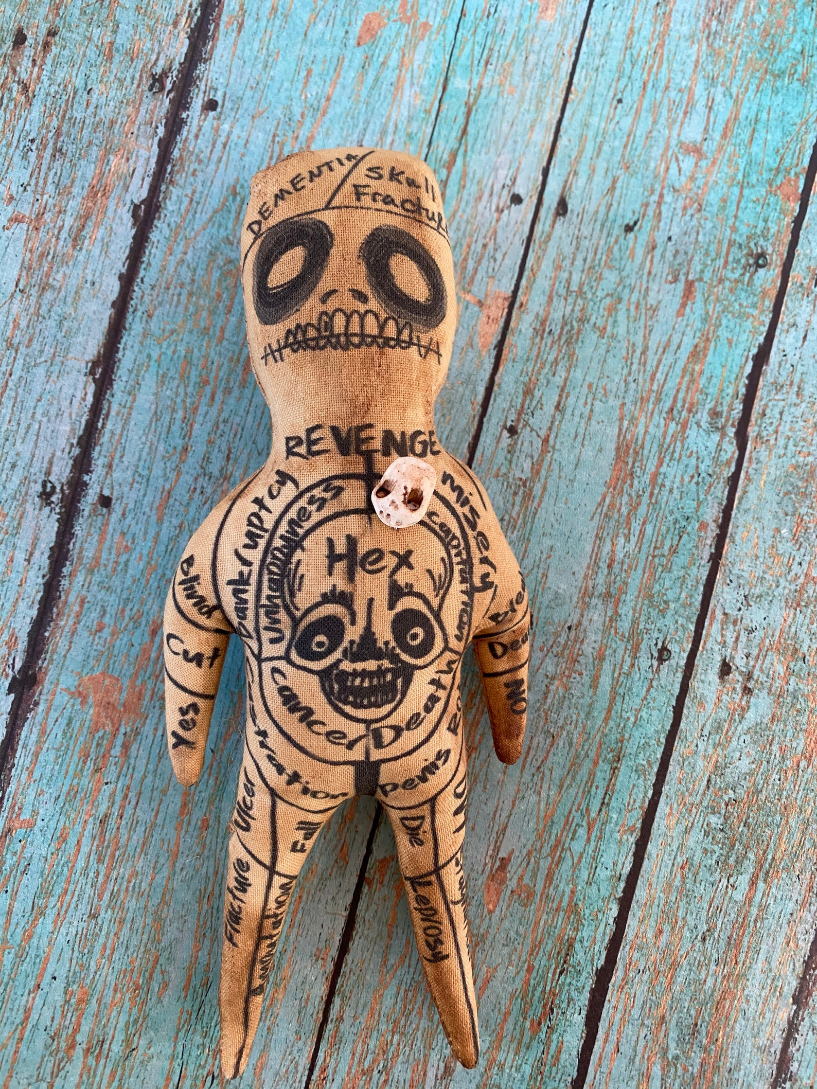 Customizable Revenge Voodoo Doll OOAK Handmade Poppet Fetish | Etsy