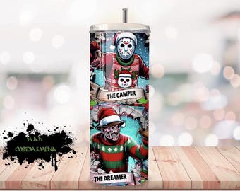 VASO NAVIDEÑO DE TERROR