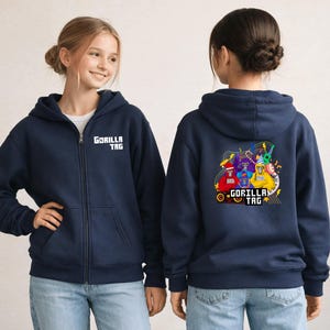 Gorilla Tag Youth Full Zip Hoodie afbeelding 4