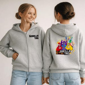 Gorilla Tag Youth Full Zip Hoodie afbeelding 2