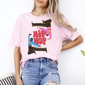 Hip Hop Dancer Graphic T-Shirt With Street Style Graffiti, Breakdance Urban Tee For Music Lovers, Gift For Him Her, Cool Streetwear