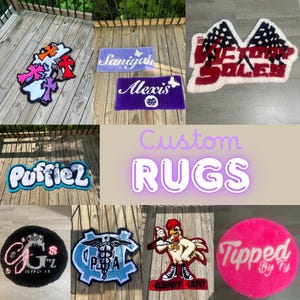 Custom tufted rugs | home decor | custom carpets | personalized rugs