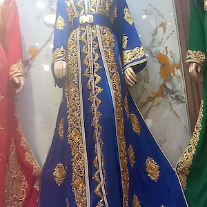 Royal Blue MoroccanTakchita Dress