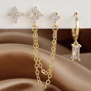 Steel earring set