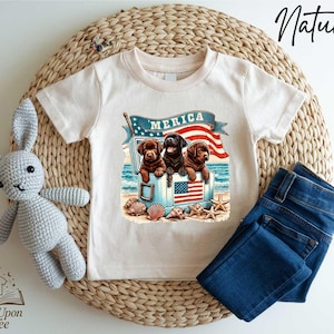 Patriotic Labrador 4th of July T-Shirt, Patriotic Dog Shirt, American Dog Tee, USA Dog Lover Shirt, America Summer Tee, July 4th Dogs Shirt
