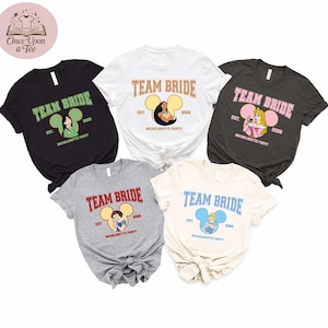 Disney Princess 2025 Bachelorette Shirt, Disney Bride Team Shirt, Wedding Party Disneyworld, Princess Bride T-Shirt, Bridal Party Disney Tee