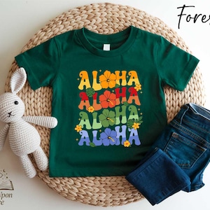 Aloha Hawaiian Shirt, Summer Vacation Tee, Hawaii Family Vacation Shirt, Aloha Shirt, Hawaii Trip Tee, Girls Summer Shirt, Summer 2025 Tee