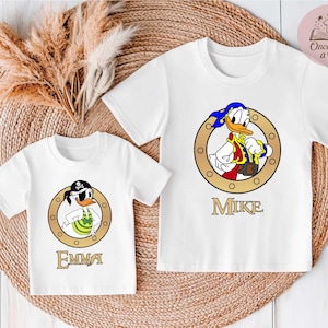 Custom Name Mickey & Friends Disney Pirates Shirt, Yo Ho Yo Ho A Pirate&#39;s Life for Me Shirt, Family Mickey Pirates Tee , Disney Cruise Shirt