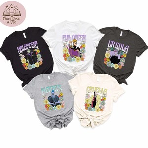 Disney Villain T-Shirt, Matching Bad Girls Tee, Evil Friends Sweater, Bad Witches T-Shirt, Maleficent Evil Queen Ursula Cruella Sweater