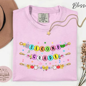 Comfort Colors® Second Grade Teacher Shirt, Coquette Bow 2nd Grade Teacher T-Shirt, Second Grade Teacher Tee, Teacher Appreciation Gift