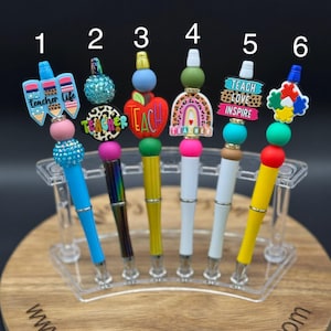 Beauté perlée : des stylos en silicone pour professeur amusants et fonctionnels pour toutes les occasions !