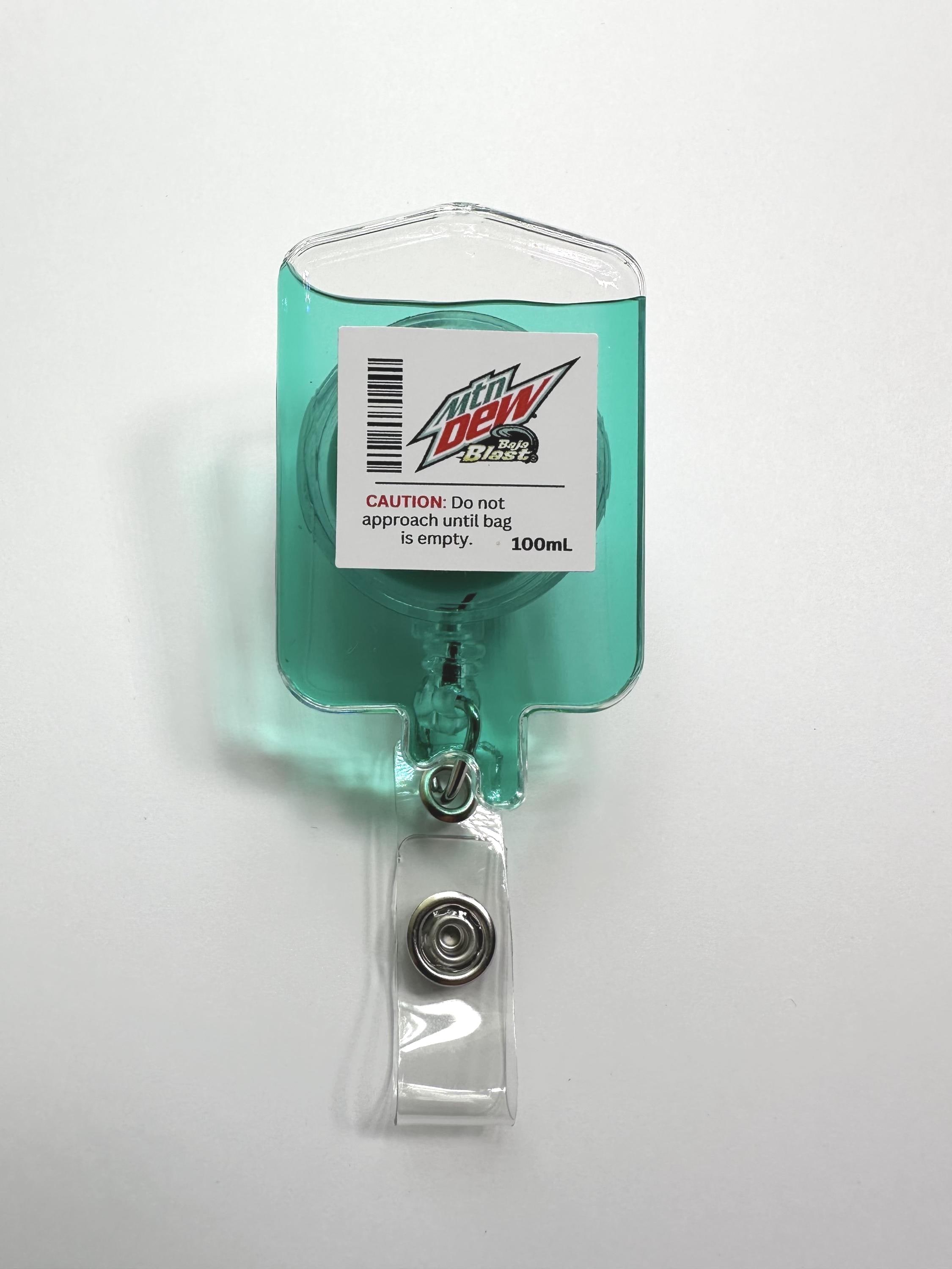 Baja Blast IV Bag Badge Reel: Funny Nurse ID Holder - Etsy