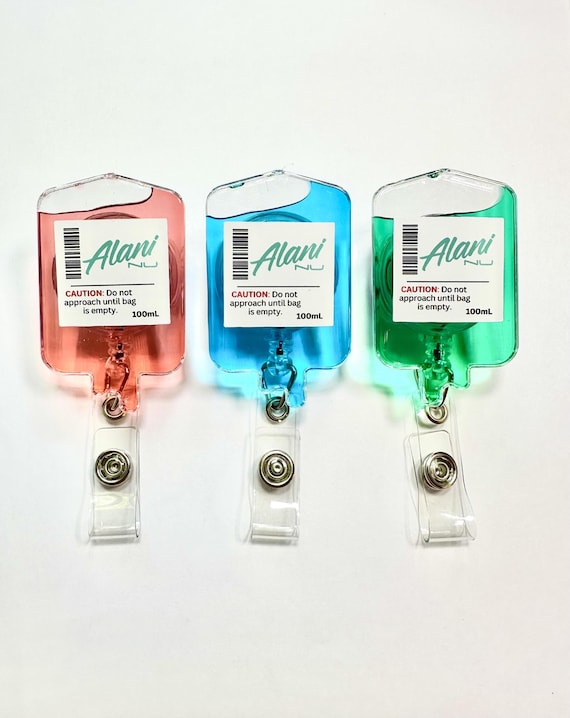 Alani Nu IV Bag Badge Reel: Nurse Retractable ID Holder