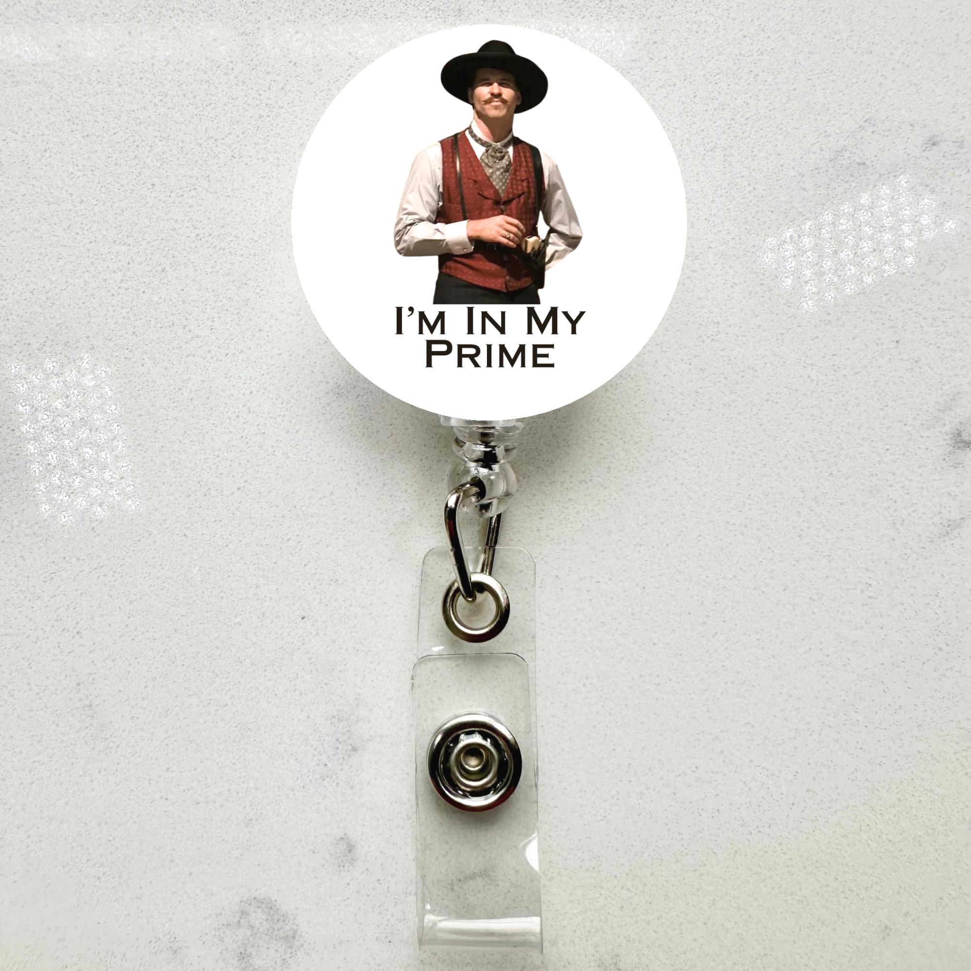 Porte-badge Rétractable Avec Design Cowgirl – Clip Et Cordon, Pour Professionnels (infirmières, Enseignants…)