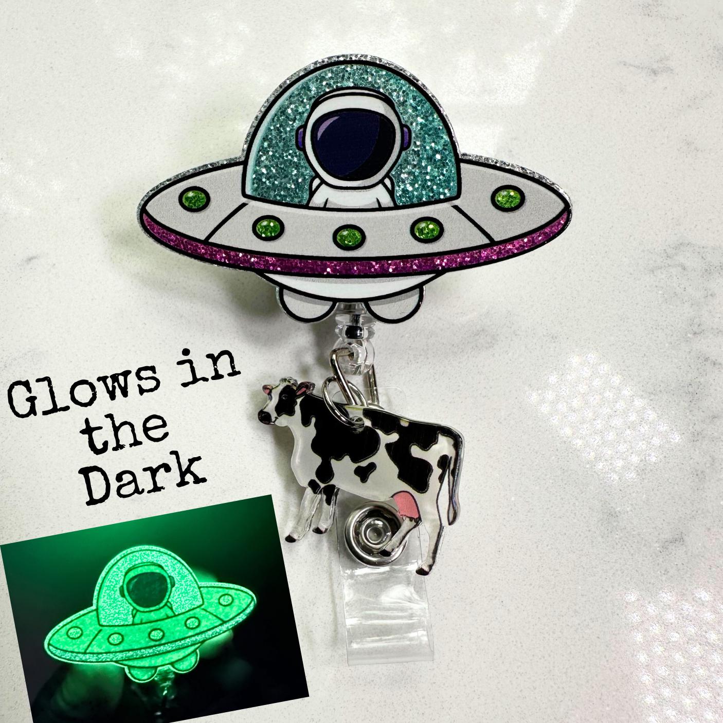 Cow Abduction Badge - Etsy display picture 3