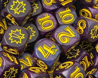 Dadi di artiglieria – Dadi per la risoluzione dei risultati per giochi di guerra da tavolo