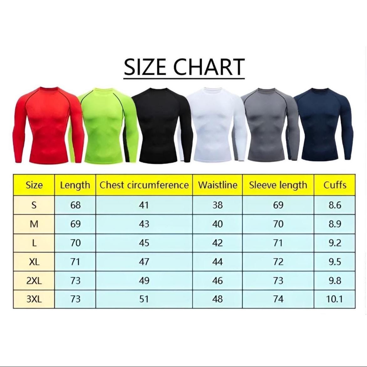 Men’s Custom Compression Shirt Long Sleeve Rash Guard | Personalised ...