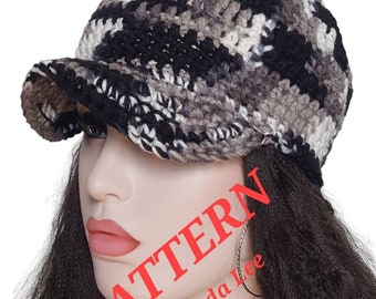 Pdf CROCHET PATTERN ONLY, Digital Download, Baseball Style Cap Pattern, Crochet Hat Cap Pattern, diy Pattern by Razonda Lee  RazondaLee 101