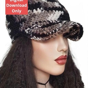 Pdf CROCHET PATTERN ONLY, Digital Download, Baseball Style Cap Pattern, Crochet Hat Cap Pattern, diy Pattern by Razonda Lee  RazondaLee 101