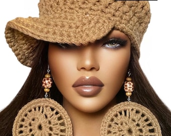 Chunky Crochet Baseball Cap by Razonda Lee Razondalee Choose Your Color