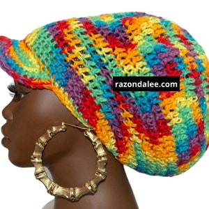 Easy Pdf CROCHET PATTERN ONLY, Digital Download, Crochet Large Dreadlock Hat Pattern, Written Tutorial by RazondaLee Razonda Lee 113