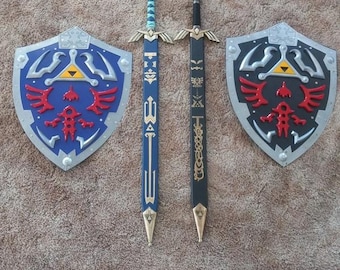 PERSONALIZADO Aço inoxidável forjado à mão A LENDA DE ZELDA Full Tang Skyward Link's Master Sword com bainha - Armadura de fantasia Melhor presente para ele,