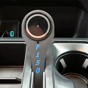 2021-2025 F150 wireless charging mount. Multicolor with F150 inlay