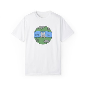 Camiseta unissex River Rat Poker, camiseta para jogo de cartas, presente para jogador de cassino, camiseta vintage, roupa para amantes de jogos de azar, noite de jogos
