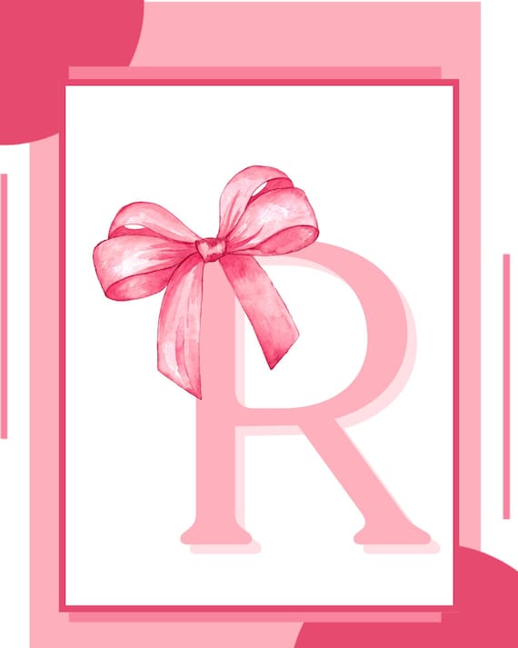 Pink Letter R Printable Letter R Pink