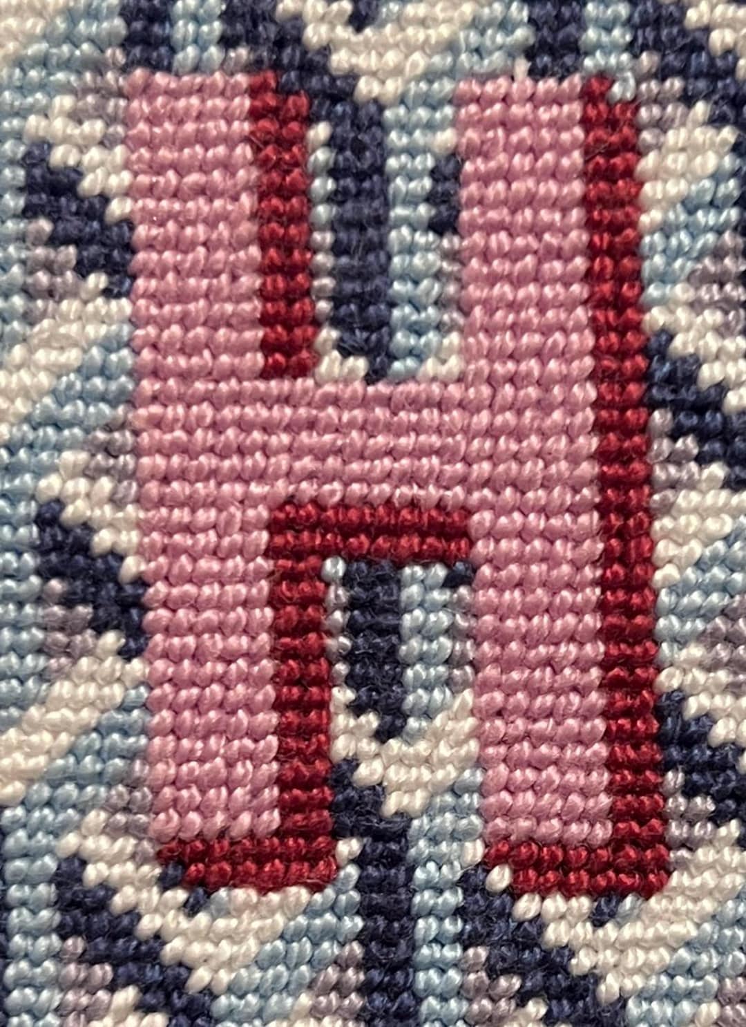 LETTER “A” LUGGAGE TAG Insert 2x3 Needlepoint Pattern - Etsy