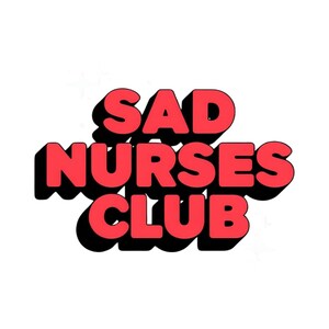 Club d&#39;infirmières tristes png, vie d&#39;infirmière, téléchargement immédiat, filles de la santé, conception de chemise d&#39;infirmière, sublimation d&#39;infirmière, infirmière autorisée, médical png thumbnail