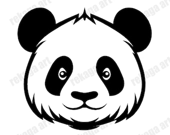 Panda cute SVG, Cute panda SVG, Panda SVG, Baby panda svg, Cute animals svg, Animal svg, Panda clipart, Panda shirt svg.