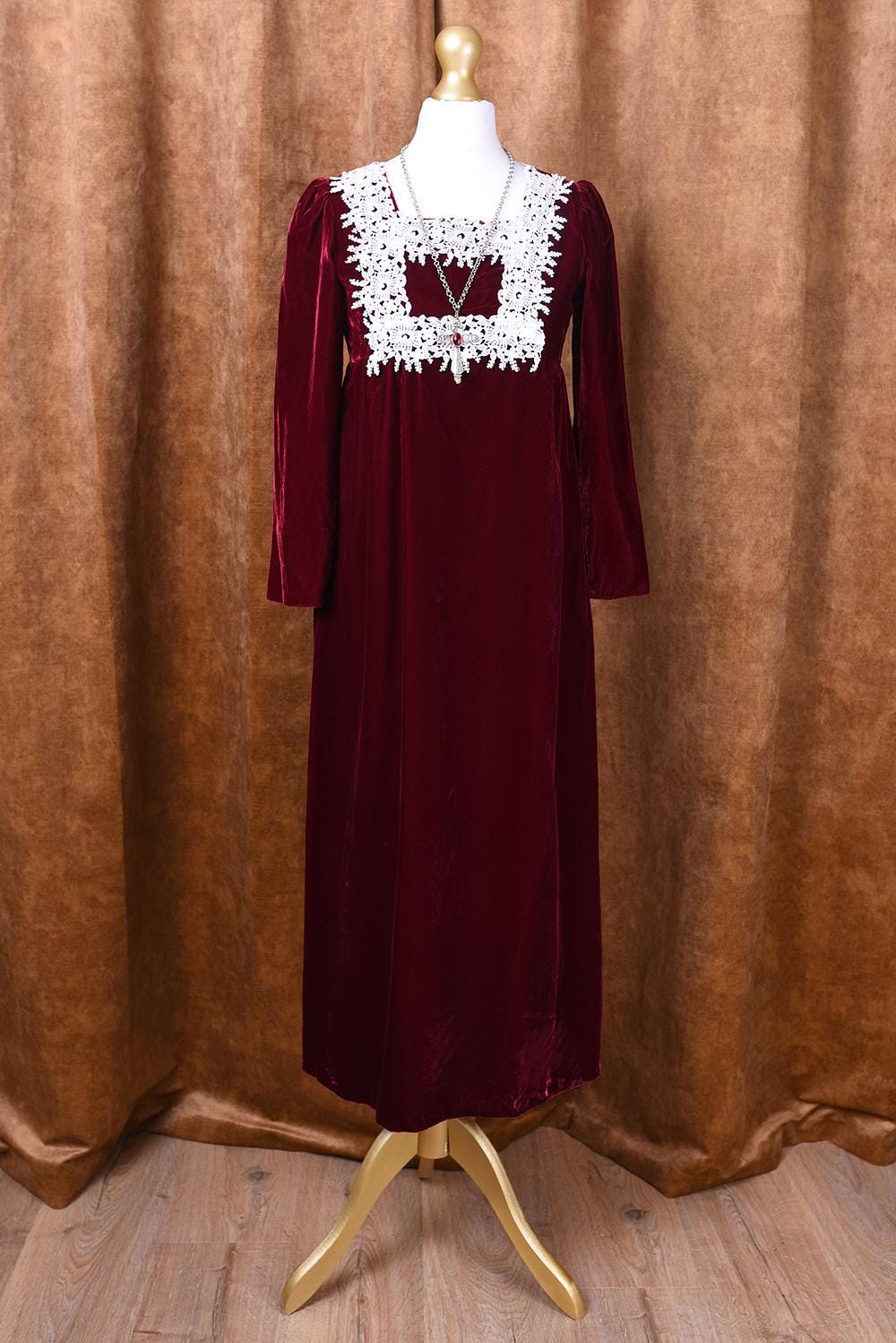 open lace back dress Burgundy Satin Babydoll Dress - Party Mini main image 0