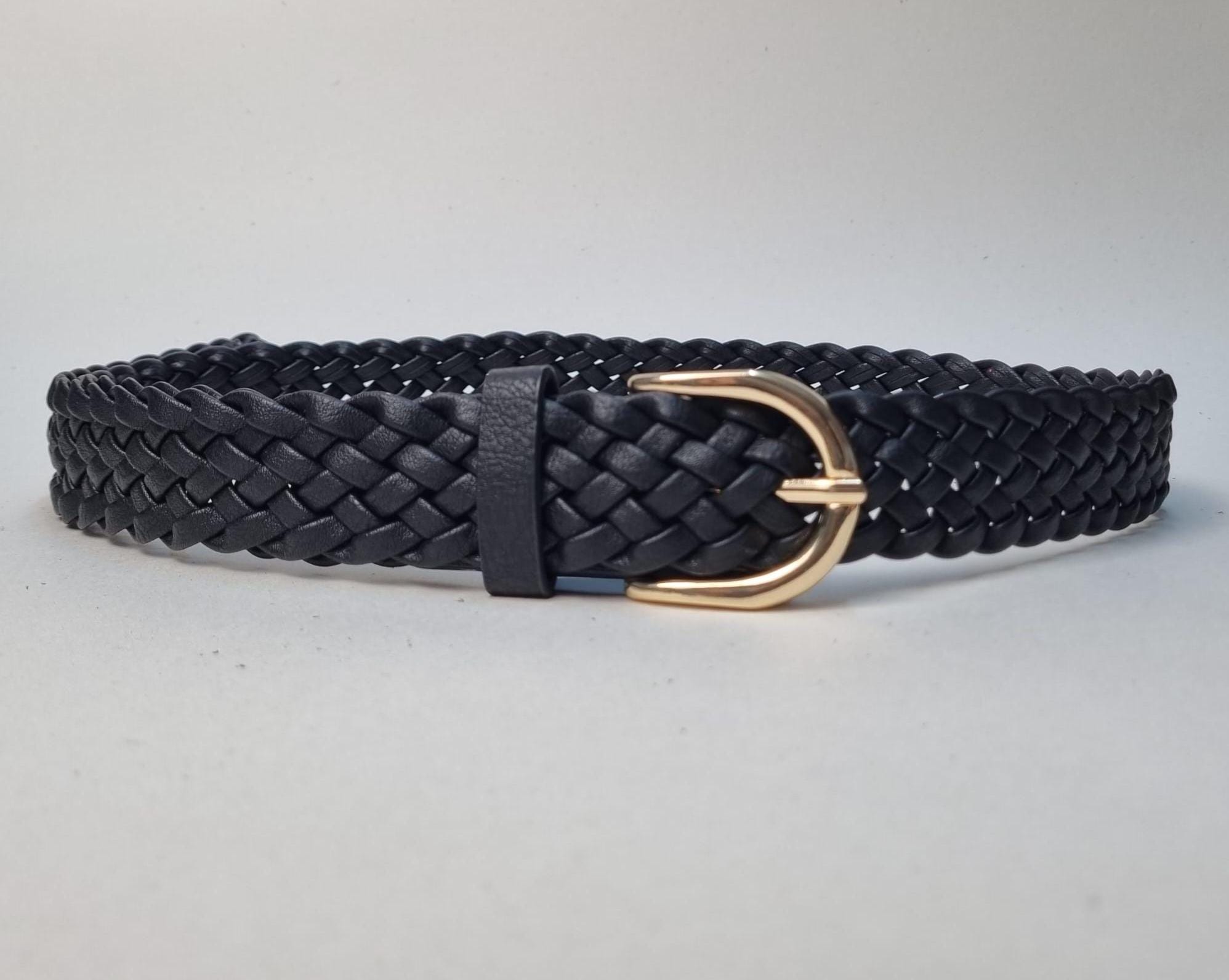 Boho vegan leather buckle belt BOHO BELT ꧁kayame꧂ Women Brown Leather Belt • Vegan Belt  main image 4