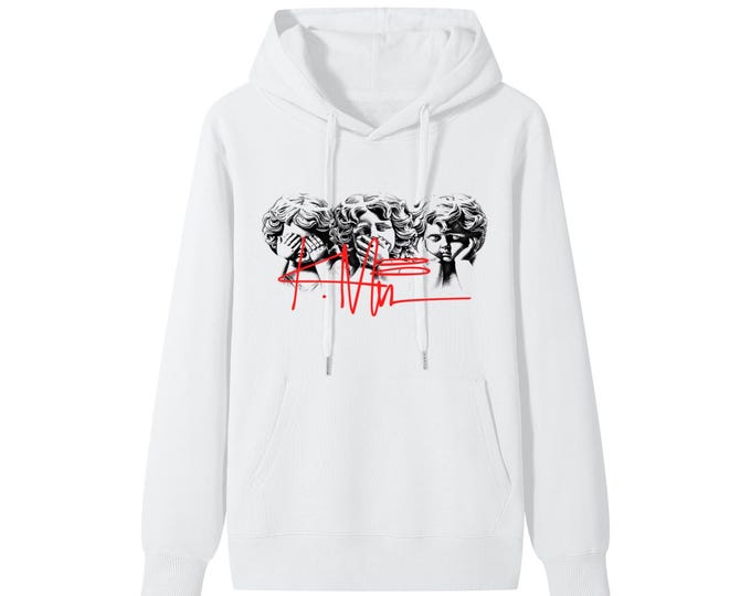 KIING MODE "See No Evil Angels" Classic Unisex Cotton Hoodie