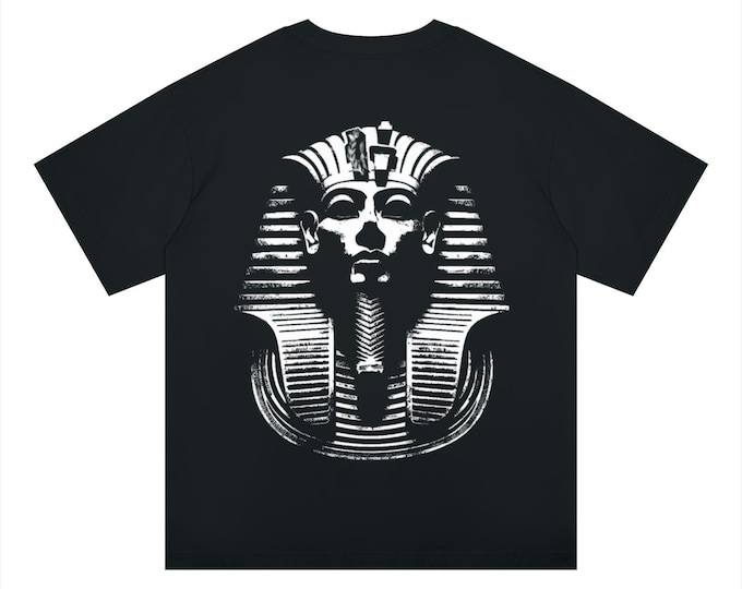 KIING MODE Unisex "King Tut" Oversized Drop Shoulder T-Shirt