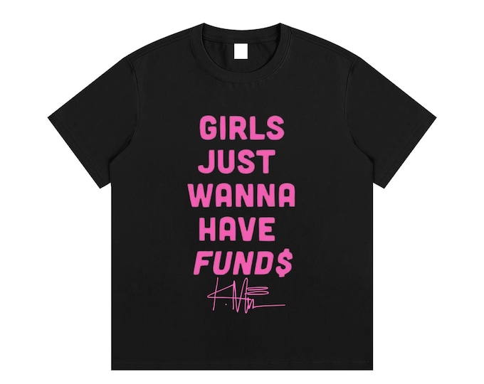 KIING MODE "Girls Just Wanna" Essential Cotton T-Shirt
