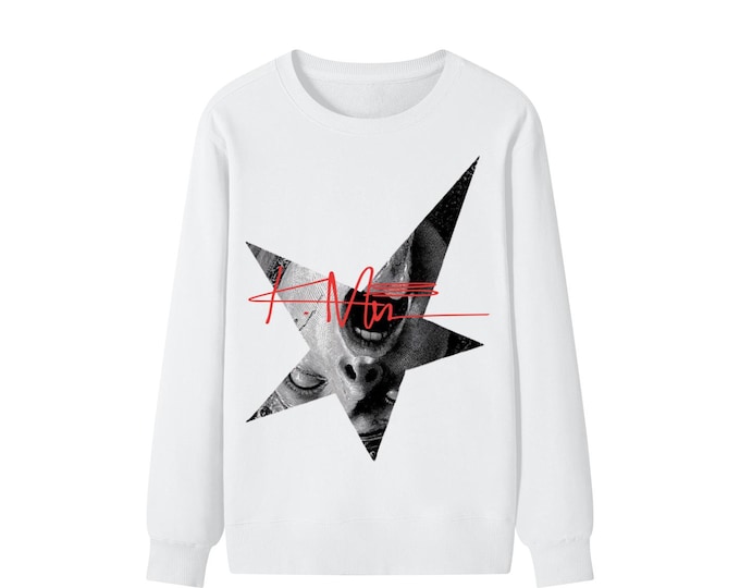 KIING MODE "Signature Star" Classic Unisex Cotton Sweatshirt