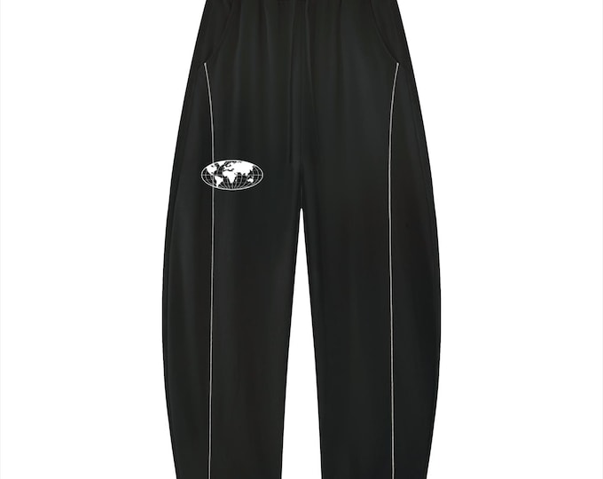 KIING MODE "Shhh" Unisex Heavyweight Barrel Leg Sweatpants