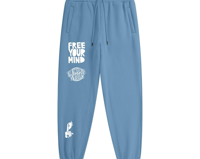 KIING MODE "Free Your Mind" Unisex Heavyweight Fleece Joggers