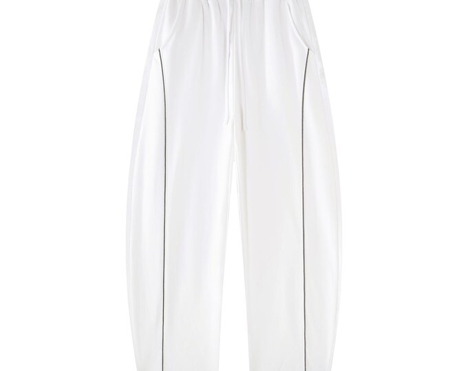 KIING MODE Unisex "KM" Heavyweight Barrel Leg Sweatpants