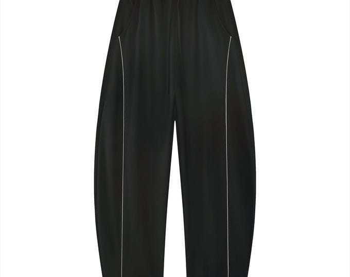 KIING MODE Unisex "KM" Heavyweight Barrel Leg Sweatpants